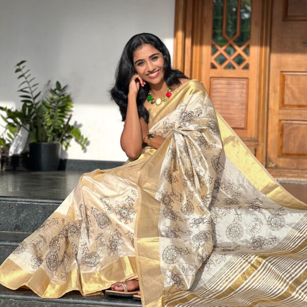 Carollin's Kerala tussar silk - Image 2