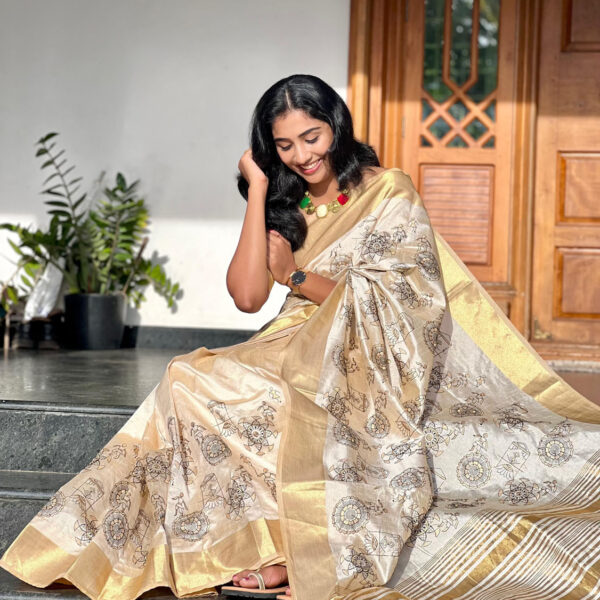 Carollin's Kerala tussar silk - Image 3