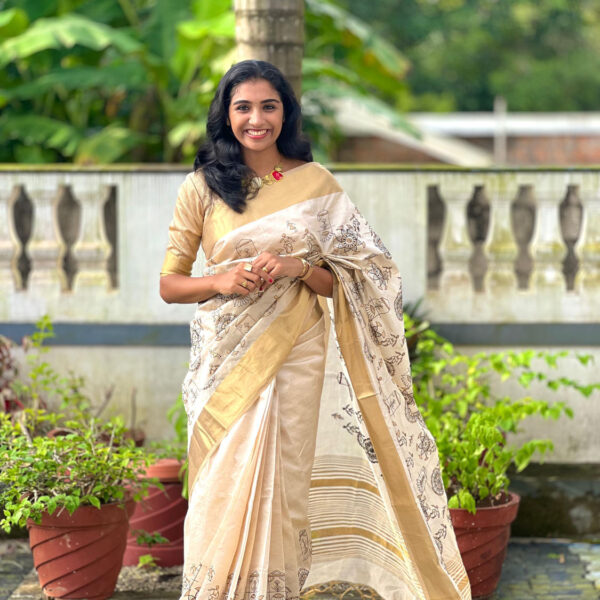 Carollin's Kerala tussar silk - Image 5