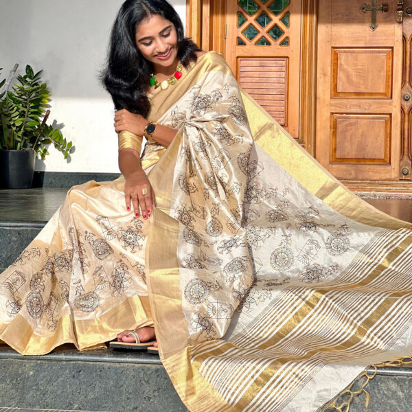 Carollin's Kerala tussar silk - Image 4