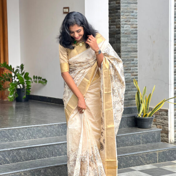 Carollin's Kerala tussar silk - Image 8