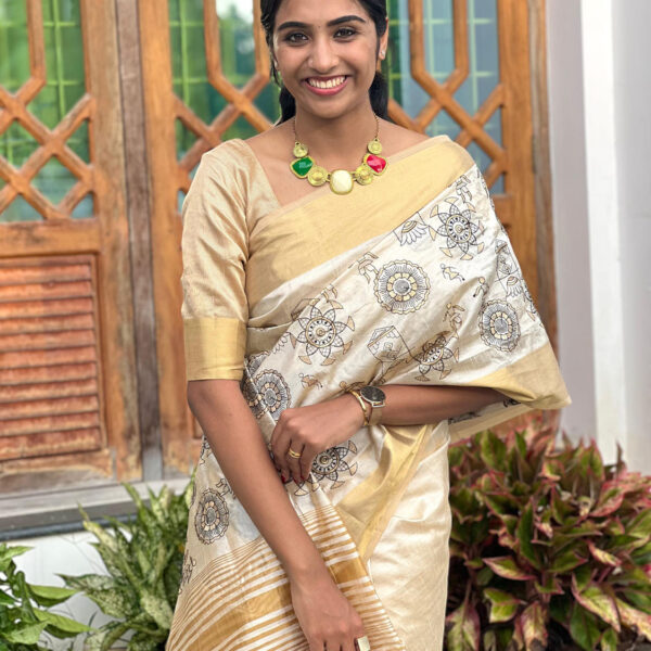 Carollin's Kerala tussar silk - Image 9